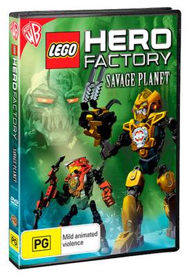 Lego Hero Factory Savage Planet DVD