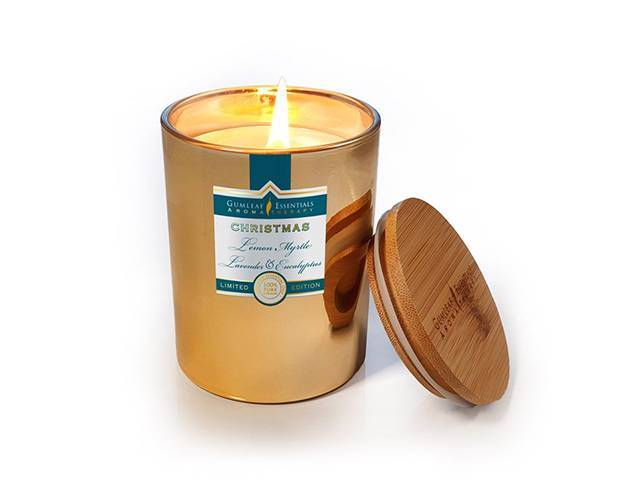 Gumleaf Essentials Lemon Myrtle & Eucalyptus Christmas Soy Candle