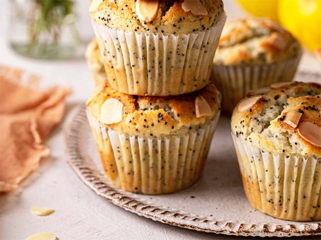 Vegan Imperfect Lemon Poppy Seed Muffins