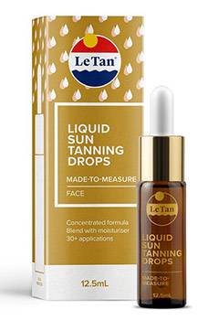 Le Tan Liquid Sun Tanning Drops for Face
