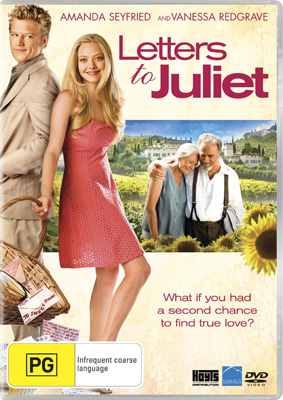 Letters to Juliet DVDs