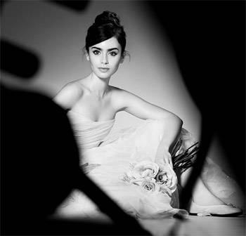 Lily Collins for Lancôme