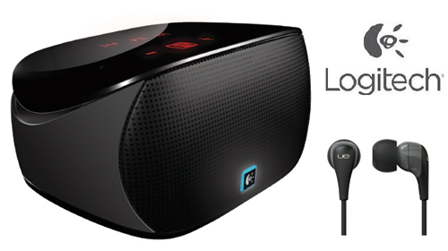 Logitech Mini Boombox & Ultimate Ears 200 Earphones