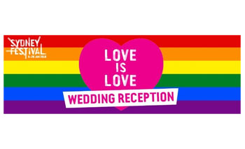 Love Is Love Wedding Reception