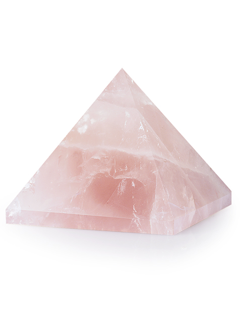 Win a Love Triangle Rose Quartz Crystal by Stoned Crystals
