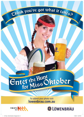 On The Hunt for Miss Oktober at Löwenbräu