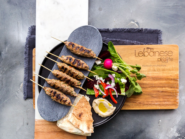 The Lebanese Plate's Lamb Kafta