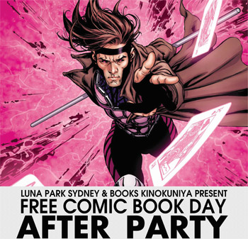 Luna Park Sydney's .Free Comic Book Day' After Party