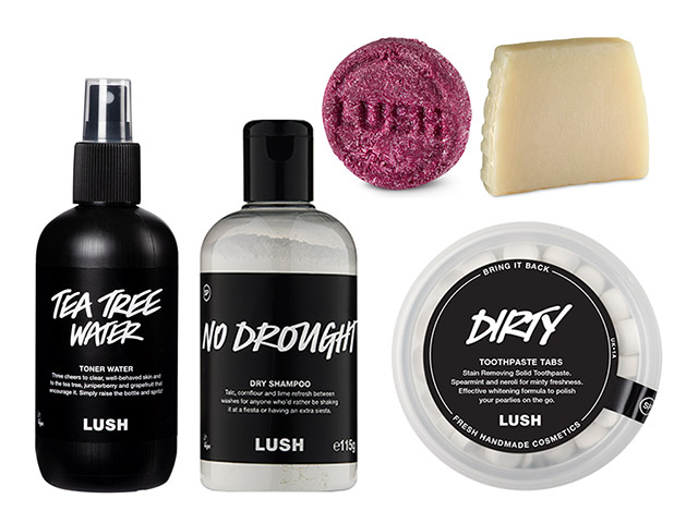 Lush muscle recovery + travel essentials