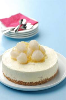 Lychee Frozen Cheesecake