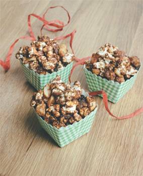 Festive Macadamia Popcorn