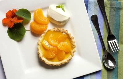 Mandarin Ginger Tart