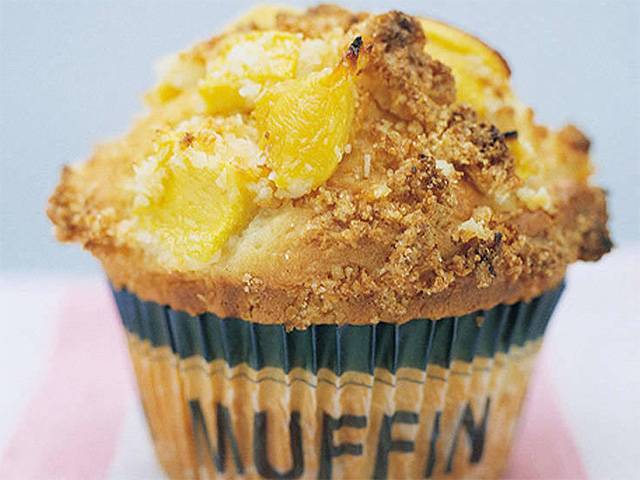 Mango Coconut Crumble Muffin Recipe