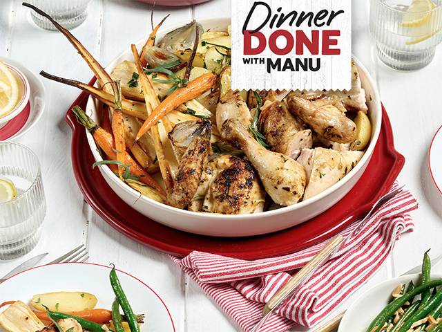 Manu's French-style roasted butterfly chicken
