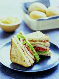 Marinated Chicken Club Sandwich