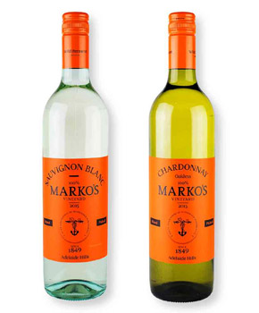 Marko's Vineyard Chardonnay and Sauvignon Blanc