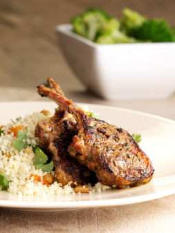 Marinated Lamb with Cous Cous