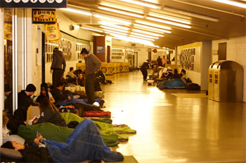 Melbourne City Mission's Sleep Out