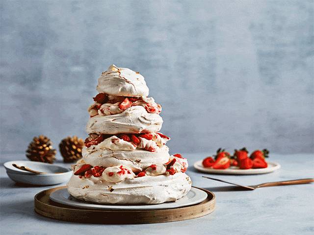 McKenzie's Christmas Tree Pavlova