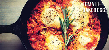 Tomato Baked-Eggs