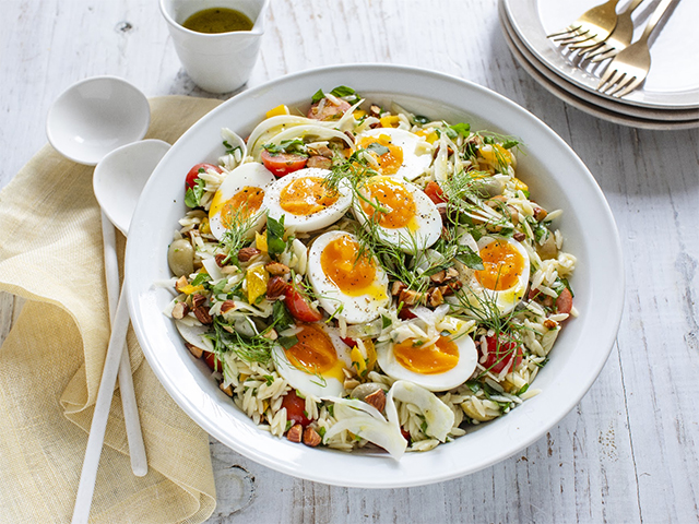 Mediterranean Risoni Salad Recipe