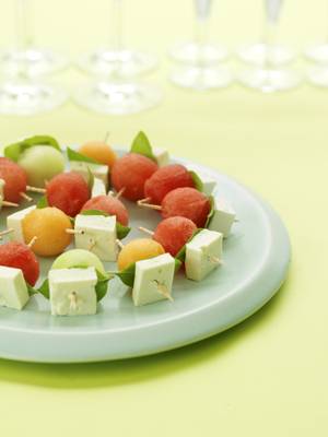 Seedless Watermelon and Feta Bites