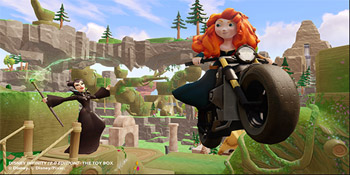 Merida and Maleficent in Disney Infinity 2.0