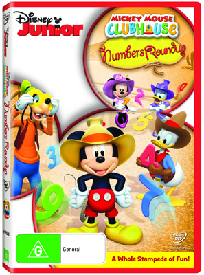 Mickey Mouse Clubhouse Numbers Roundup DVD