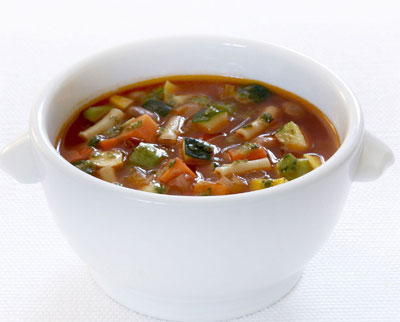 Minestrone Soup & Pumpkin Soup