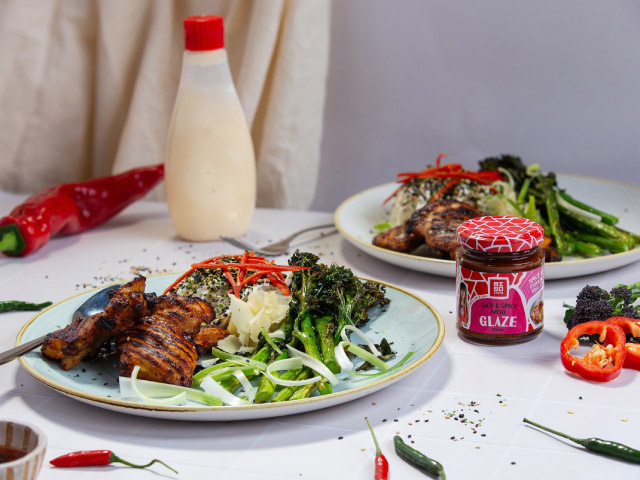 Spicy Glazed Chicken Thighs Recipe with Rich & Spicy Miso Glaze