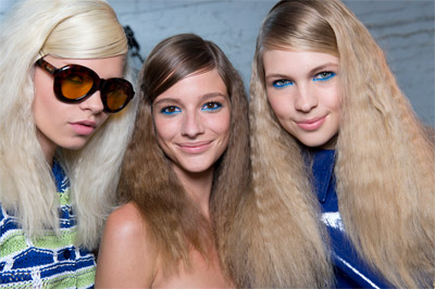 Sam McKnight for Pantene Pro-V, at Moschino Cheap and Chic S/S 13
