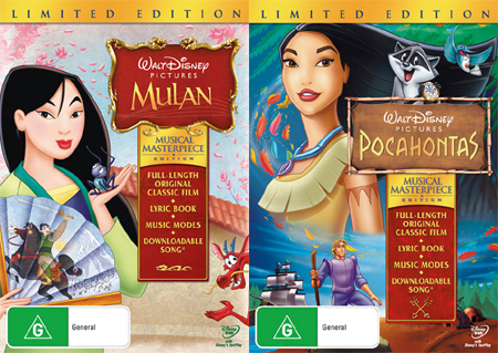 Mulan and Pocahontas Musical Masterpieces