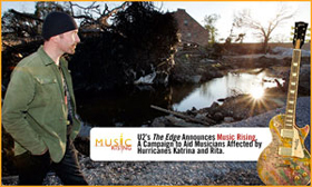 U2s The Edge Announces Music Rising Aid for Hurricane Victims