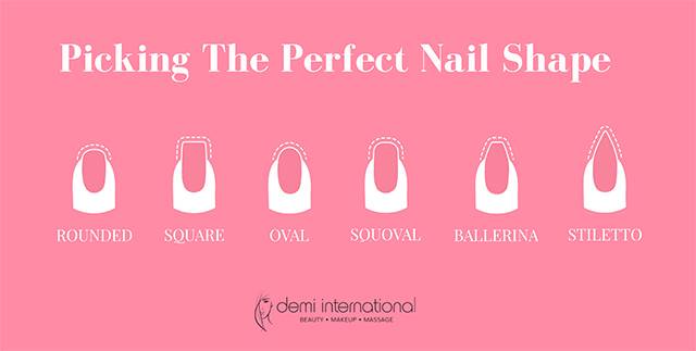 Nail Shapes Guide - Best Salon Trends, Different Names , & Chart