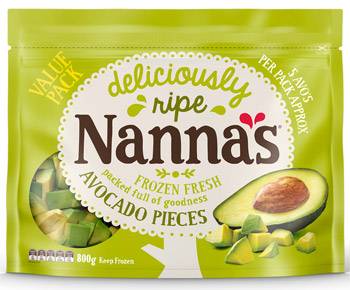 Nanna's Frozen Avocado Pieces