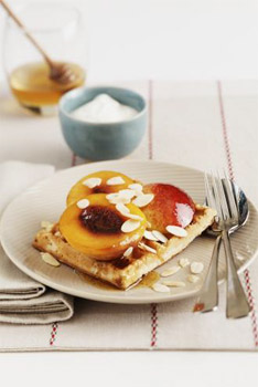 Nectarine Waffles