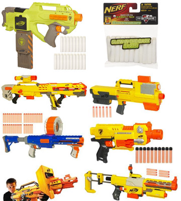 Nerf N Strike Nite Finder EX3 - with Tactical Rail Compatible with