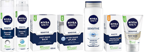 Nivea Men Sensitive Range Packs