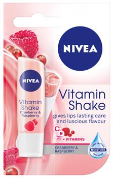 NIVEA Lip Vitamin Shake Cranberry and Raspberry