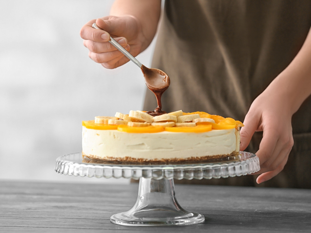 No-Bake Tropical Cheesecake