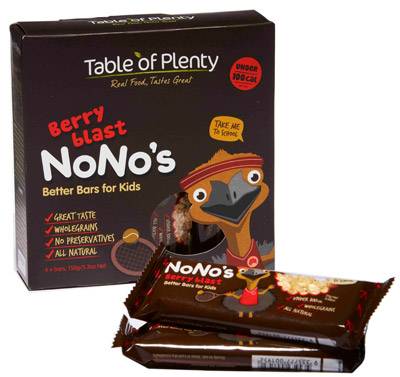 Table of Plenty's NoNo's Better Bars for Kids