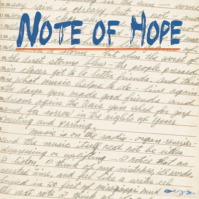 Woody Guthrie Note of Hope