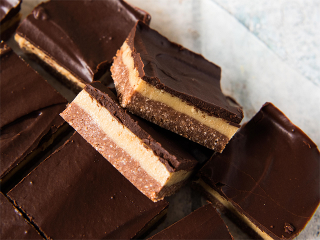 Nut Free Caramel Slice