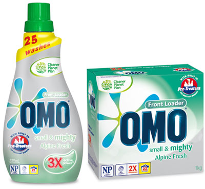 OMO Laundry Gets Alpine Fresh