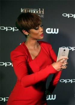 OPPO America's Next Top Model Launch with Tyra Banks
