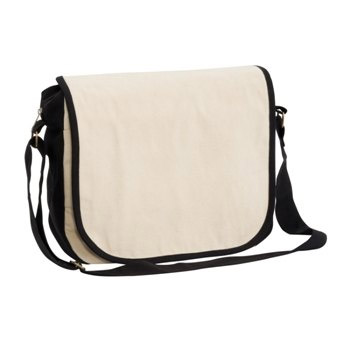 Three Green Organic Cotton Satchel