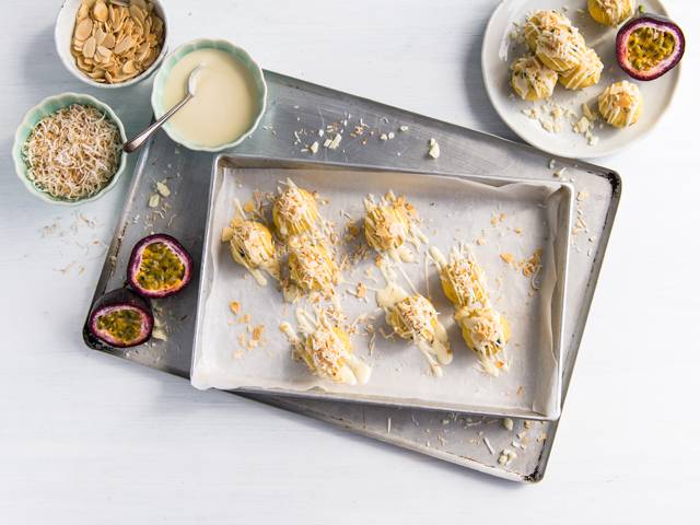 Passionfruit and White Chocolate Truffles