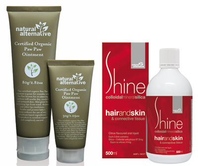 Natural Alternative Shine and Paw Paw