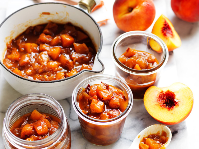 Peach and Chipotle Chutney
