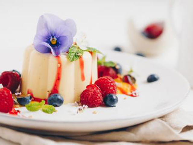 Goulburn Valley Peach Panna Cotta